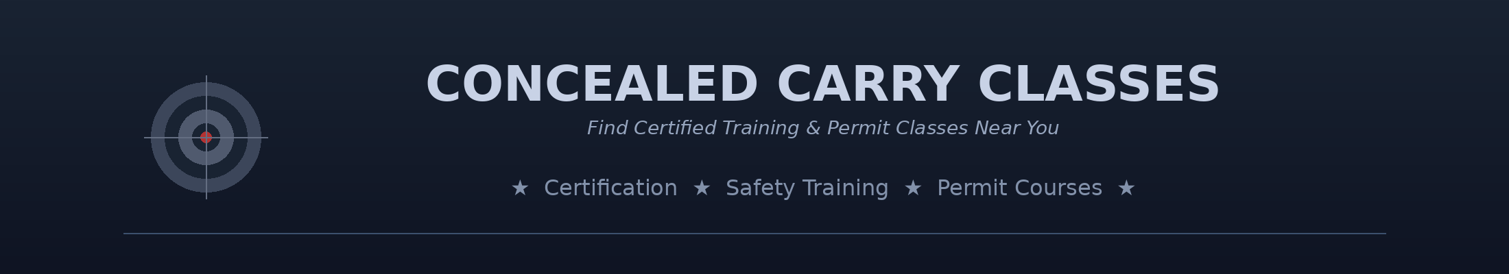 Concealed Carry Class Finder