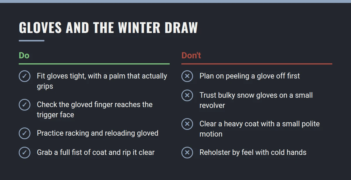 Summary card: Gloves and the Winter Draw